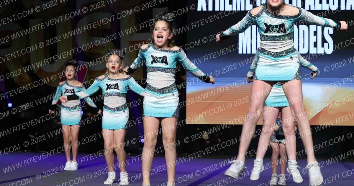 Xtreme Cheer Allstars Mini Models · Gold Rush Kansas City
