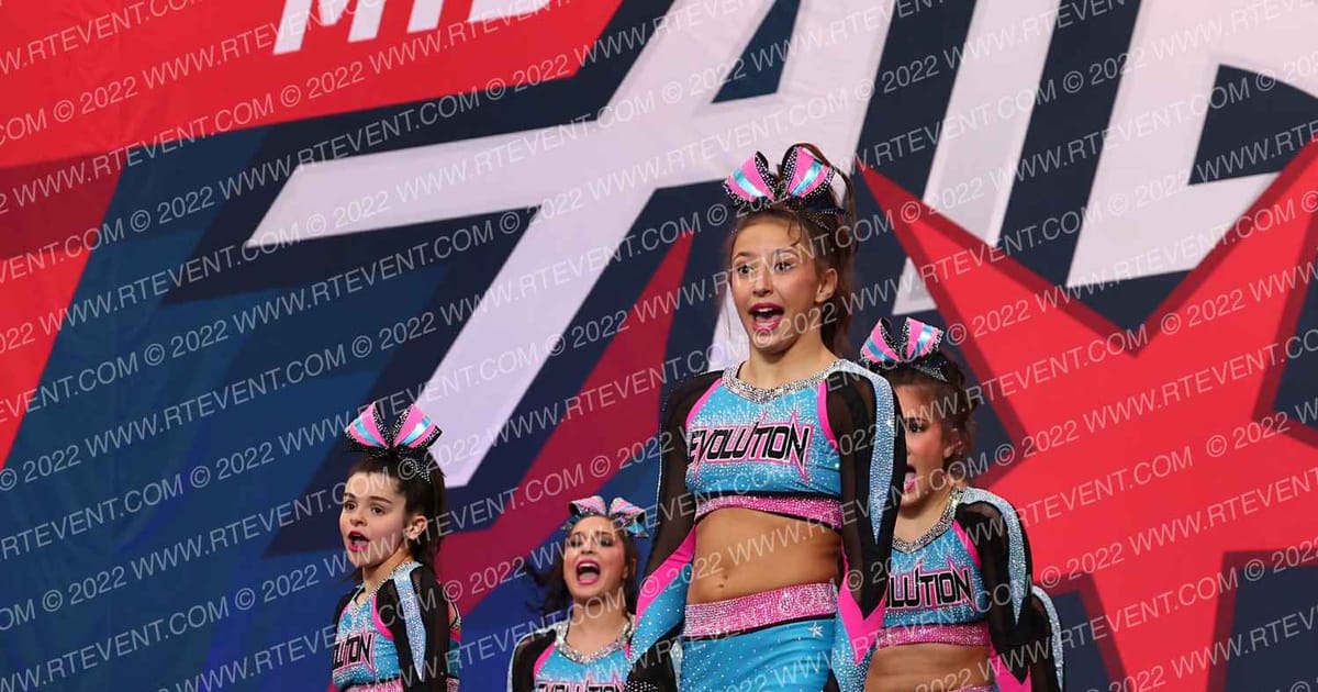 Evolution Cheer Teal Obsession · Mid Atlantic Grand Nationals