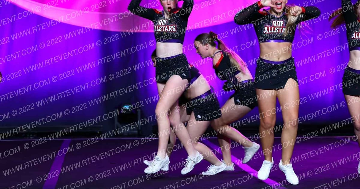 Raevin Dance Factory RDF Allstars Royal Eclipse · Cheer Power Galveston Showdown