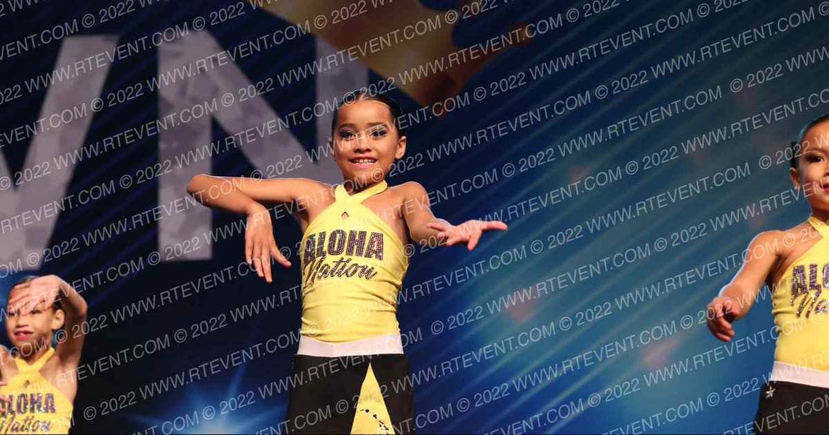 ALOHA CHEER ACADEMY Mini 1 Prep Avengers · Vegas Crown