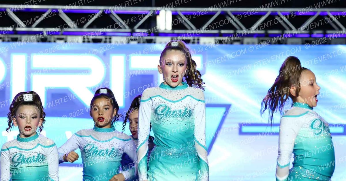 Cheer Sport Sharks-New England Mini Miss Sharks · SF Grand Nationals