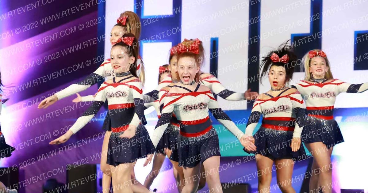 Pride Elite Competitive Cheer Navy Stars · CHEERSPORT Toms River Classic