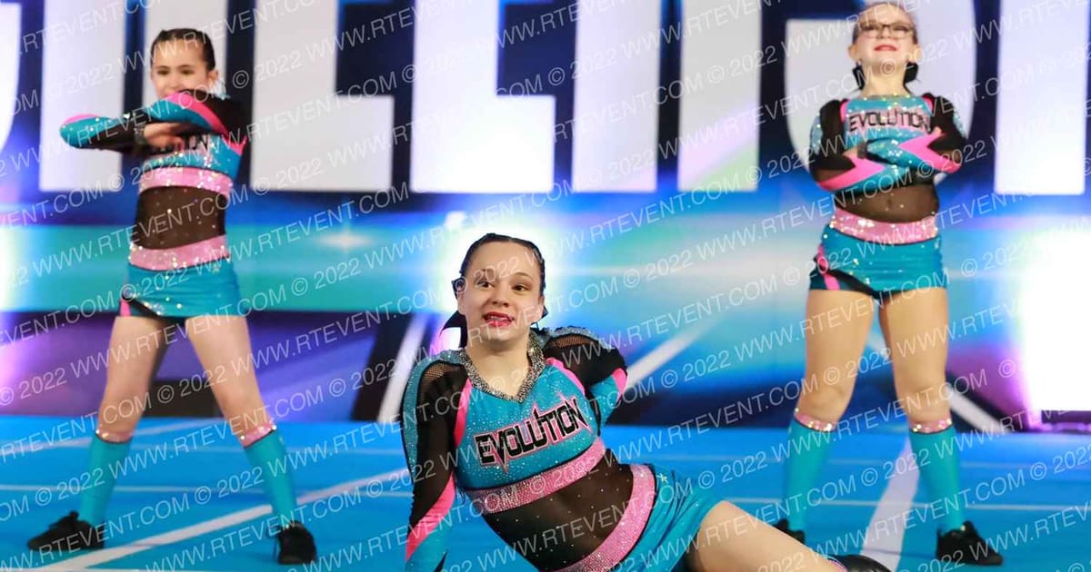 Evolution Cheer Teal Craze · CHEERSPORT Toms River Classic