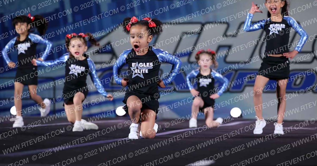 Eagles Elite Cheerleading Red Hots · Athletic Atlanta Nationals