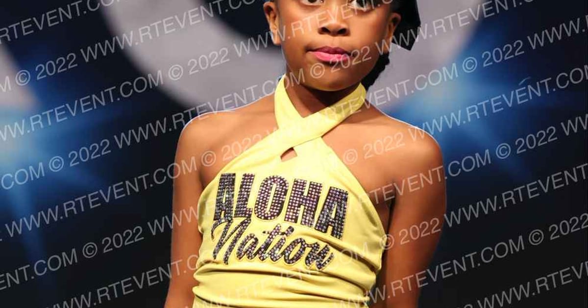 ALOHA CHEER ACADEMY Tiny 1 Prep Angels · Vegas Crown