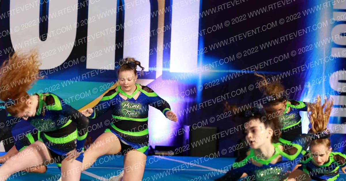 Prime Time All Stars Junior Lime · CHEERSPORT Toms River Classic
