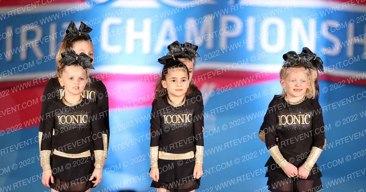Iconic Cheerleading Sparkle Sisters · Aloha Syracuse Showdown DIDII correct