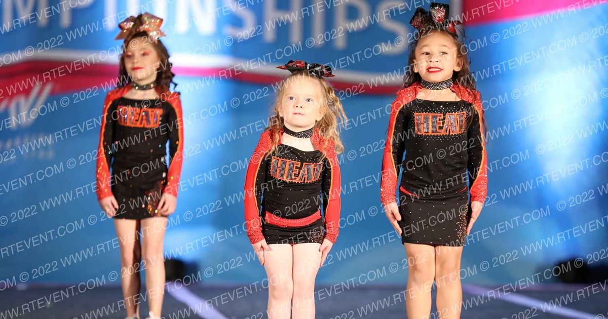 Upstate Heat Cheerleading Mini Heatwave · Aloha Syracuse Showdown DIDII correct