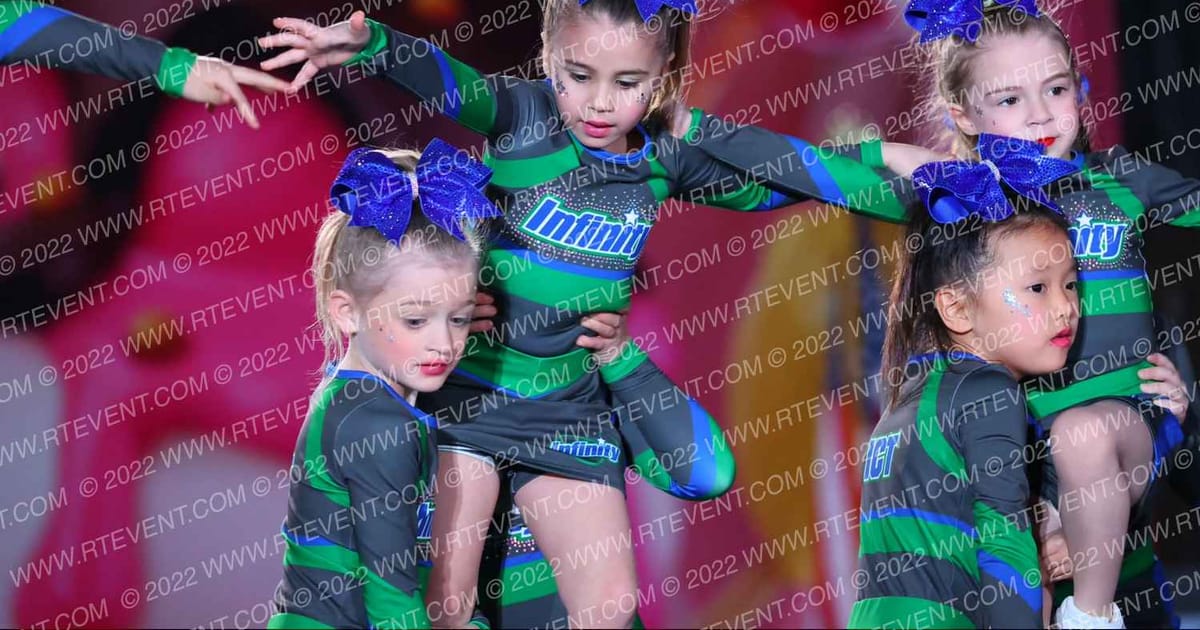 Infinity Cheer & Tumbling Harmony · Oh How Sweet it is Cheer and Dance Spectacular