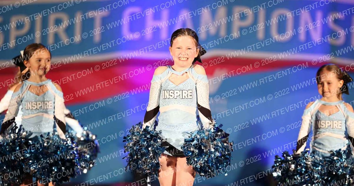 Inspire Cheer Believe · Aloha Syracuse Showdown DIDII correct