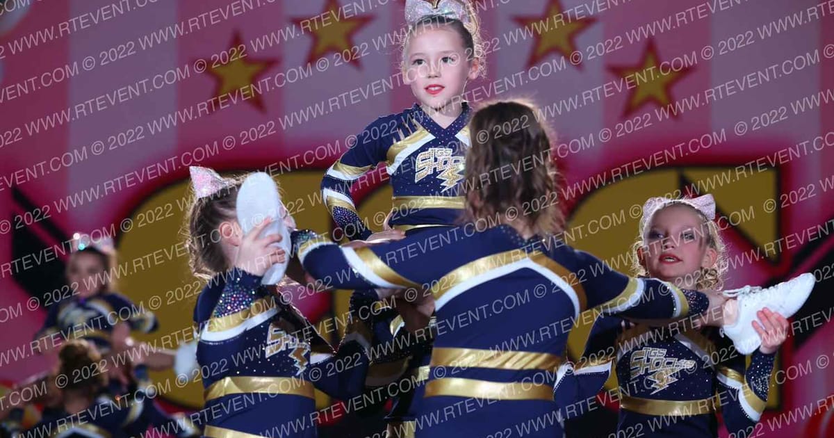 TGS Shocks All-Stars Twister Sisters · Oh How Sweet it is Cheer and Dance Spectacular