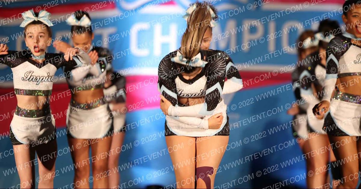 Inspire Cheer Achieve · Aloha Syracuse Showdown DIDII correct