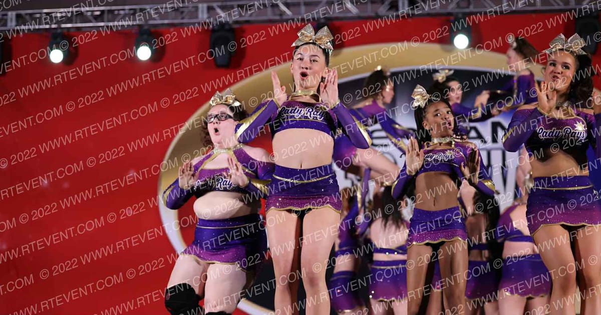 Vortex Allstars Lady Rays · Cheer Power Philly Showdown DIDII