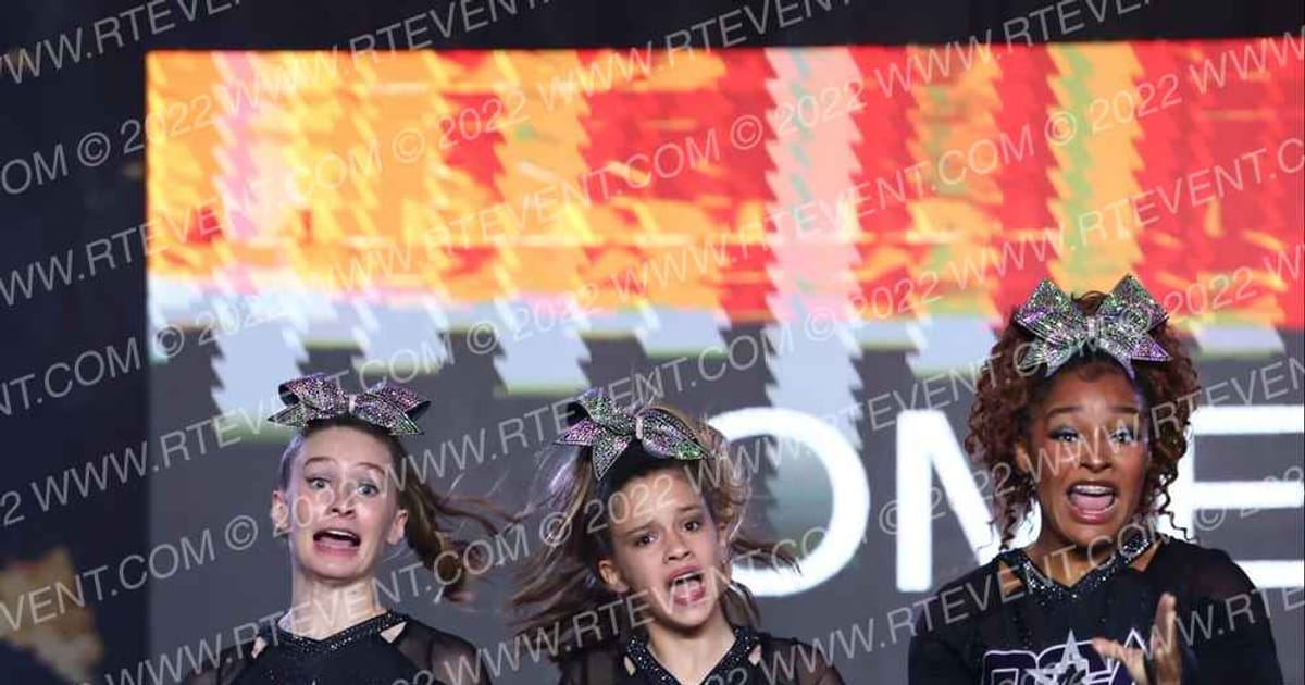 Omega Cheer All-Stars Stealth · Gold Rush Charlotte
