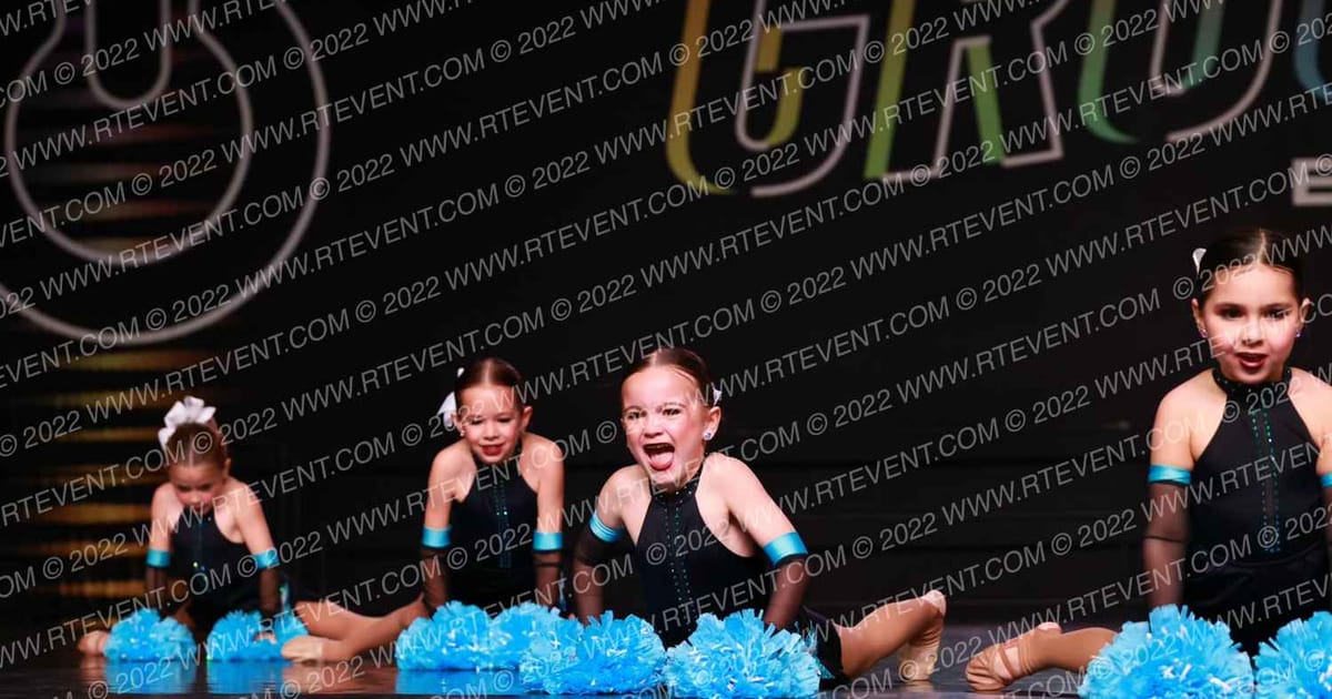 The Vision Dance Center Tiny prep pom · GROOVE Dance Grand Nationals