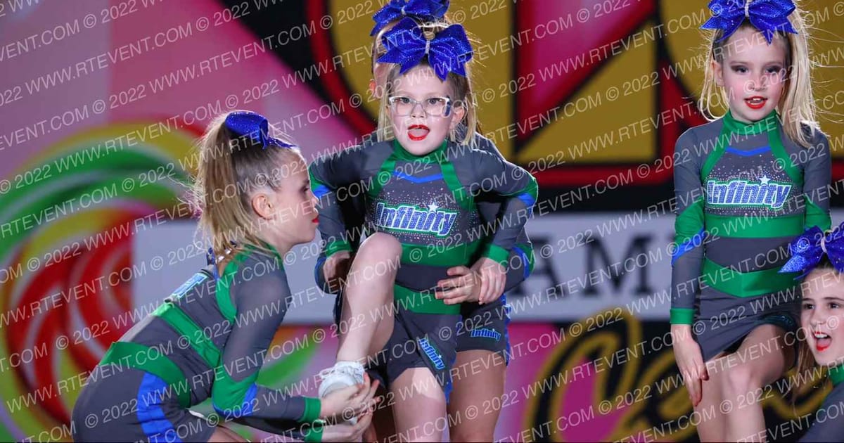 Infinity Cheer & Tumbling Envy · Oh How Sweet it is Cheer and Dance Spectacular
