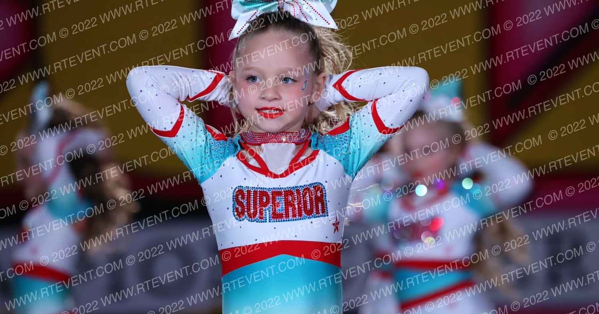 Superior Athletics Tiny Shimmer · Oh How Sweet it is Cheer and Dance Spectacular