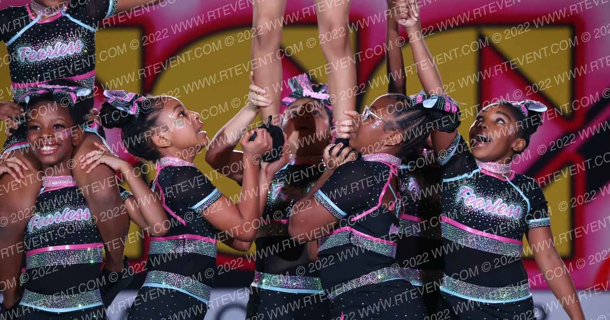 Faith Over Fear Athletics Fearless Halo · Oh How Sweet it is Cheer and Dance Spectacular