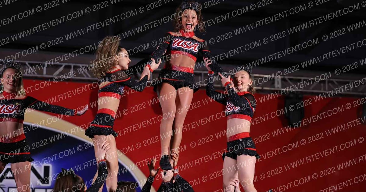 USA Wildcats Senior Red · Cheer Power Philly Showdown DIDII