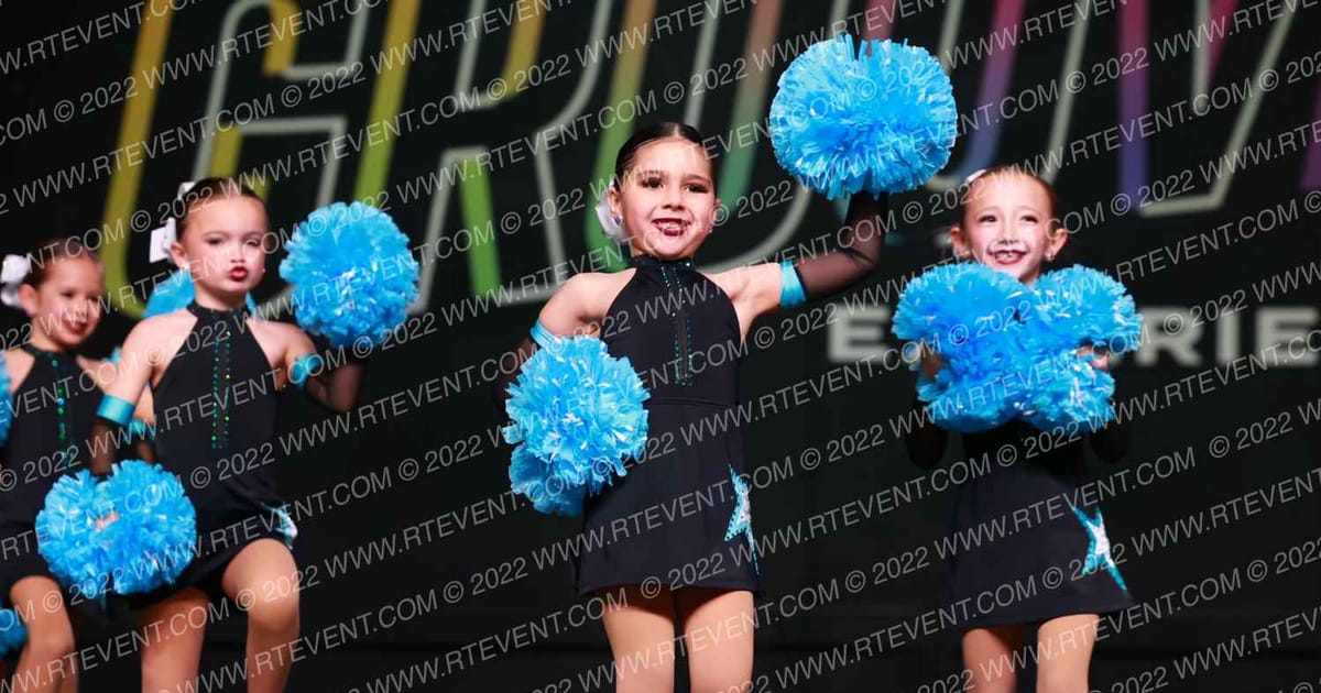 The Vision Dance Center Tiny prep pom · GROOVE Dance Grand Nationals