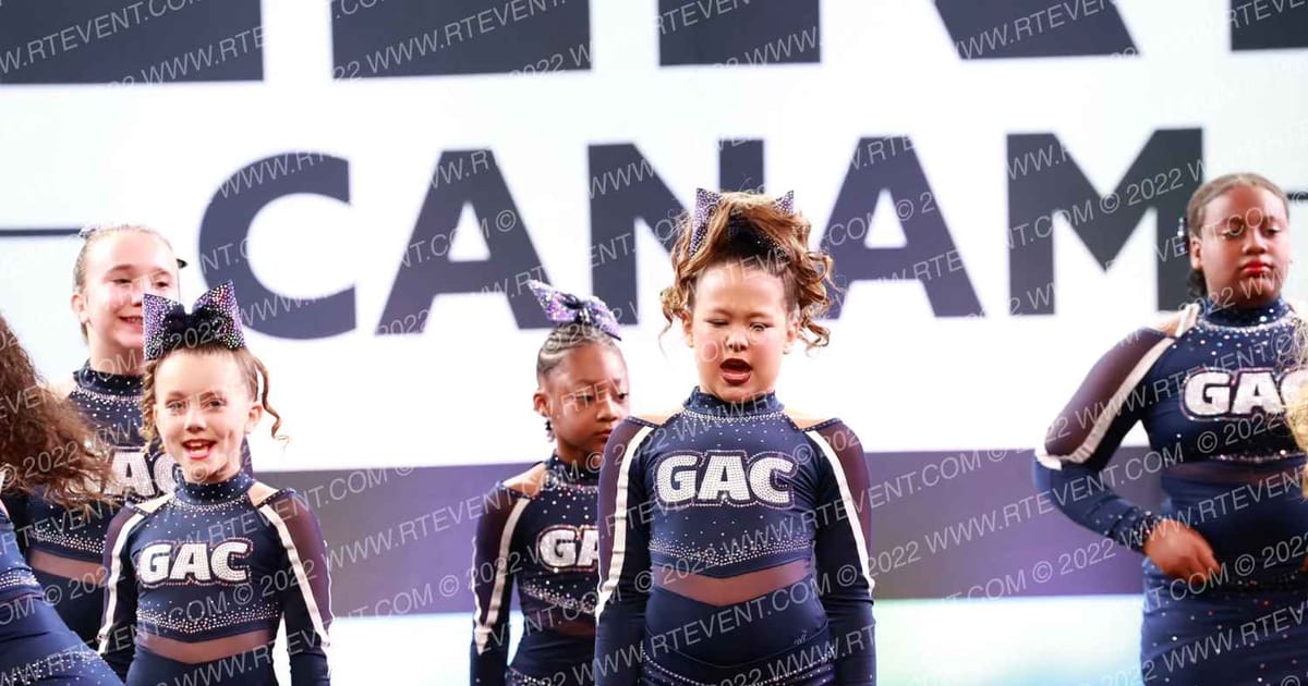 Greensboro All Star Cheerleading Rose Gold · CANAM Grand Nationals