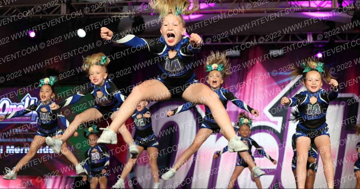 Island Allstars North Mini Mermaids · One Up Grand Nationals