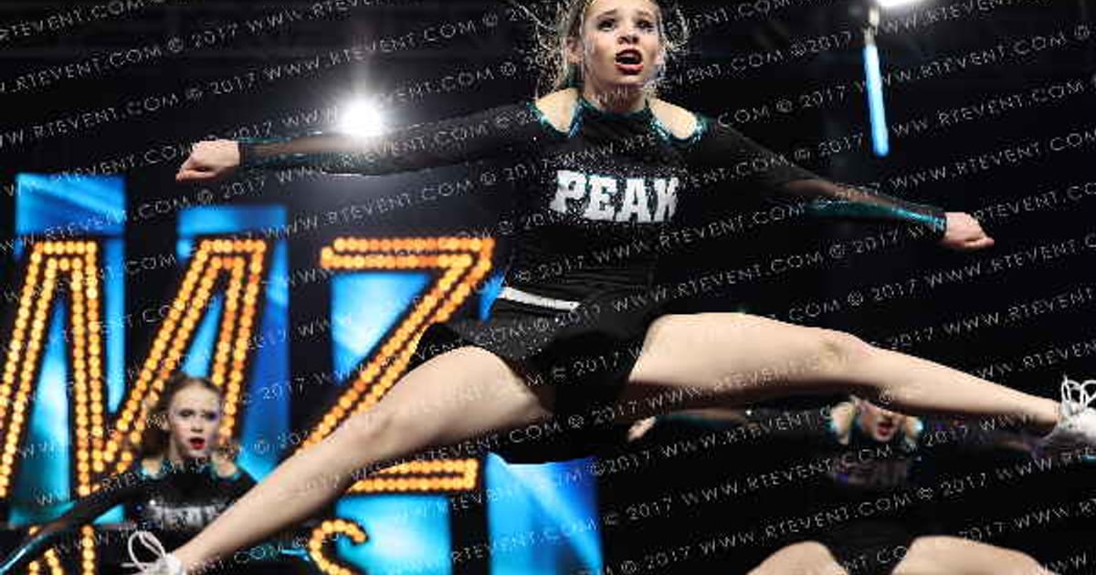 PEAK CHEER BLACKOUT · DII Allstar Nationals