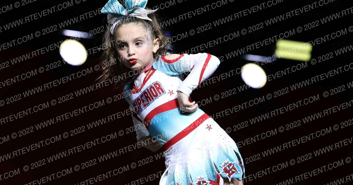 Superior Athletics Mini Sparkle · Cheer Power Grand Nationals Correct