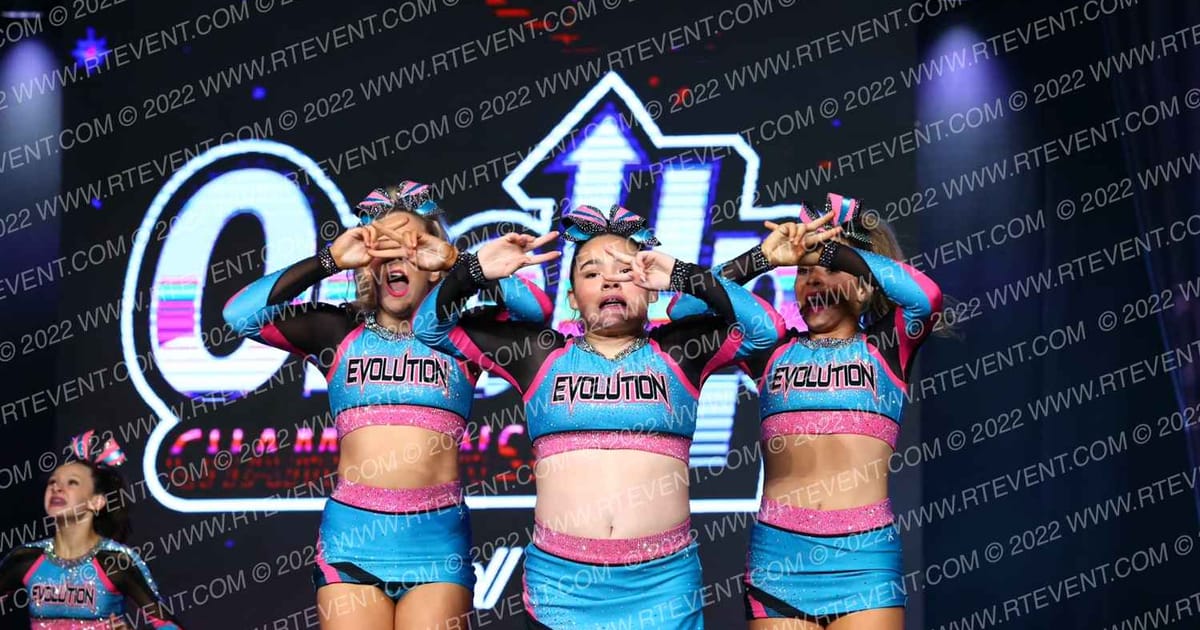 Evolution Cheer Teal Obsession · One Up Grand Nationals