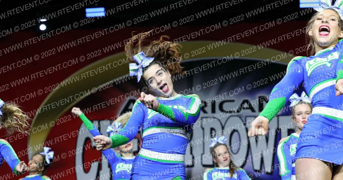 The Stingray Allstars Wright Flyers · Cheer Power Grand Nationals Correct