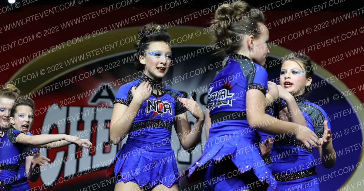 North Central Athletics White Diamonds · Cheer Power Grand Nationals Correct