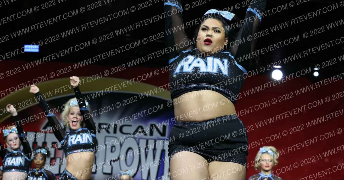 Rain Athletics Downpour · Cheer Power Grand Nationals Correct