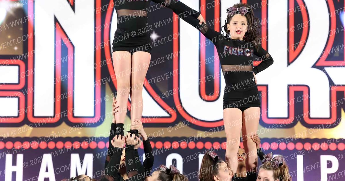 Fierce Cheer Elite Royal Pink · Encore Santa Clara DIDII
