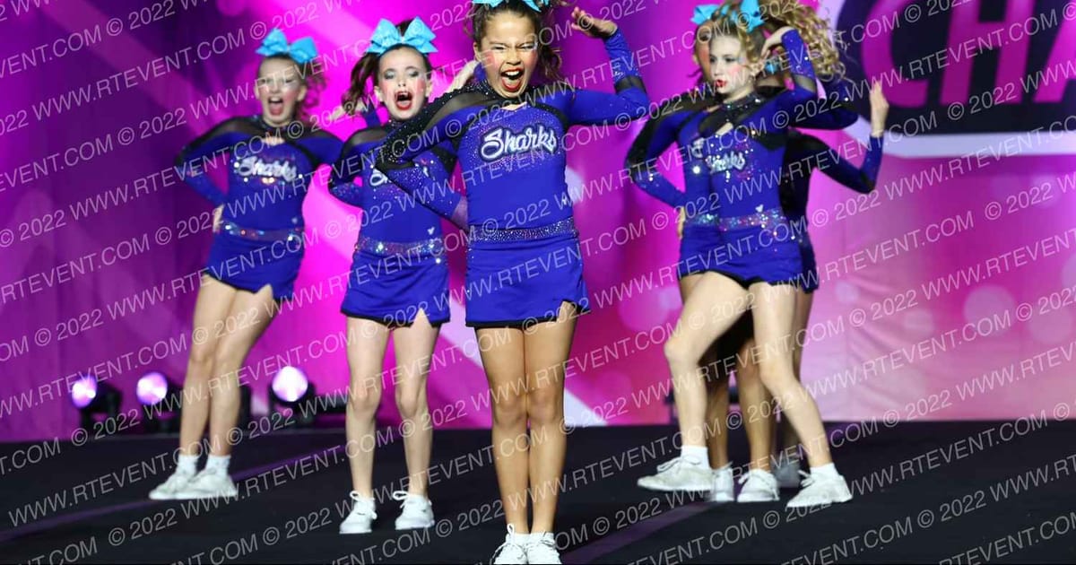 Biron Elite Cheer Icy Sharks · One Up Houston Nationals