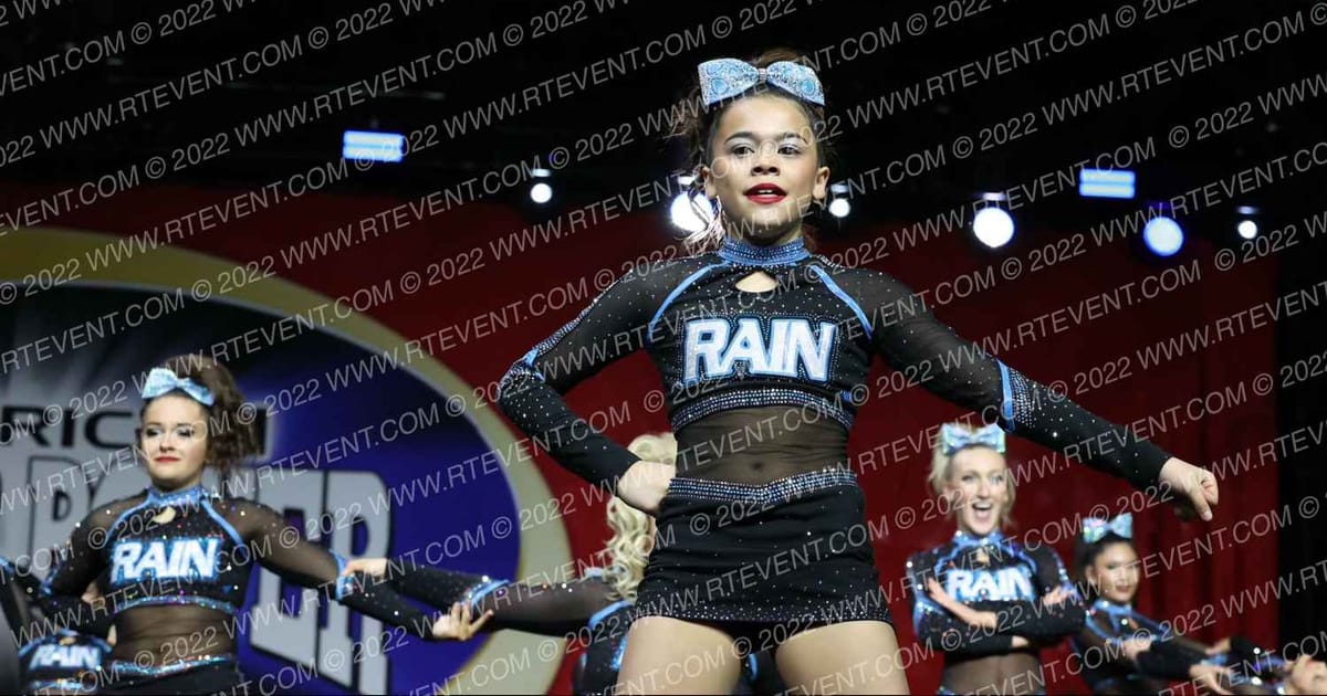 Rain Athletics Cloudy · Cheer Power Grand Nationals Correct