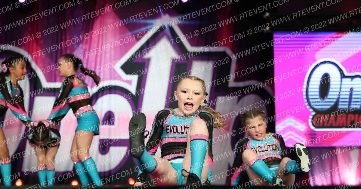 Evolution Cheer Teal Majesty · One Up Grand Nationals