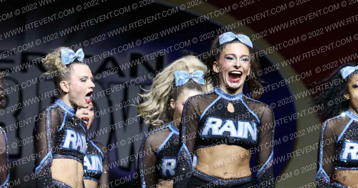 Rain Athletics Electric · Cheer Power Grand Nationals Correct