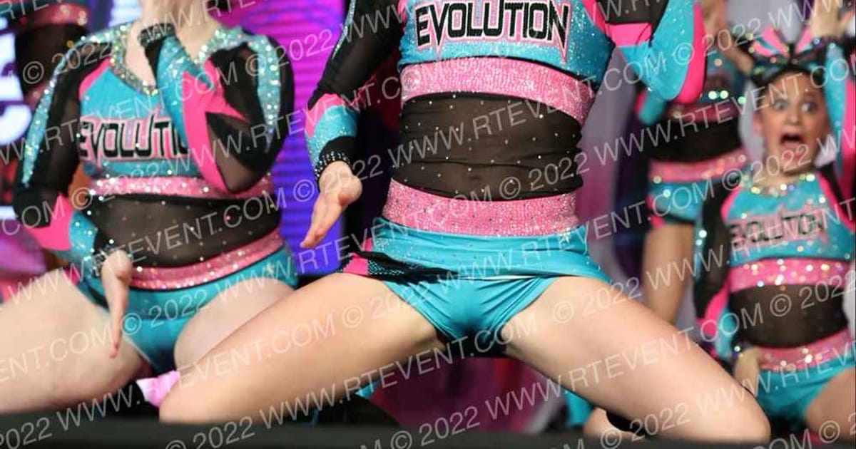 Evolution Cheer Teal Frenzy · One Up Grand Nationals