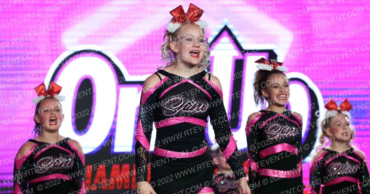 Shine Athletics The Jingle Belles · One Up Grand Nationals