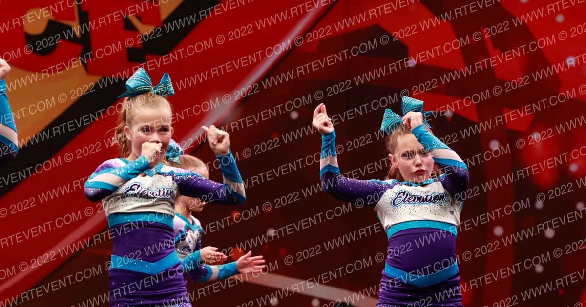 Elevation Cheer Company Grape Girls · Spirit Sports Myrtle Beach Nationals