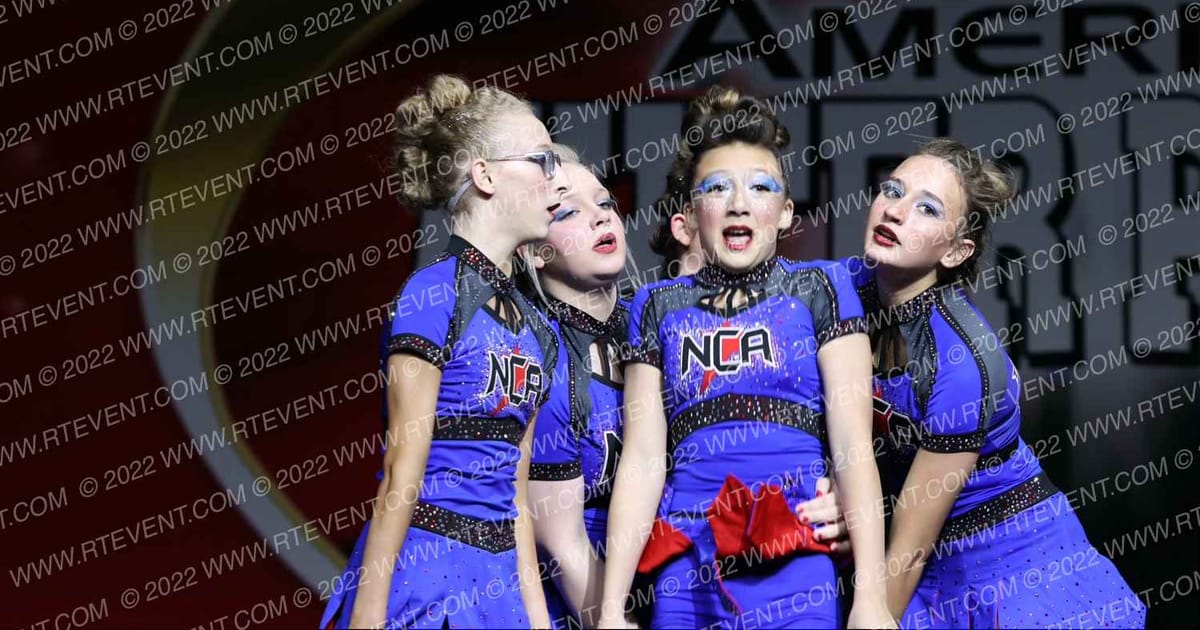 North Central Athletics Black Onyx · Cheer Power Grand Nationals Correct