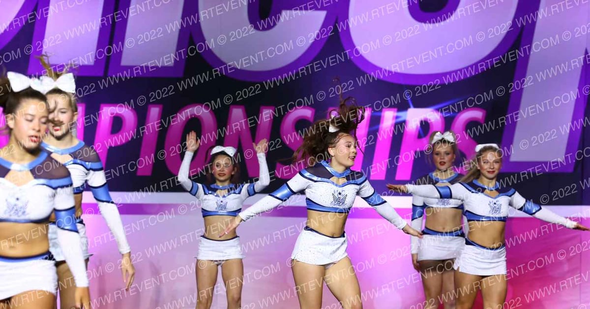 Hill Country Elite Cheer Blue Angels · One Up Houston Nationals