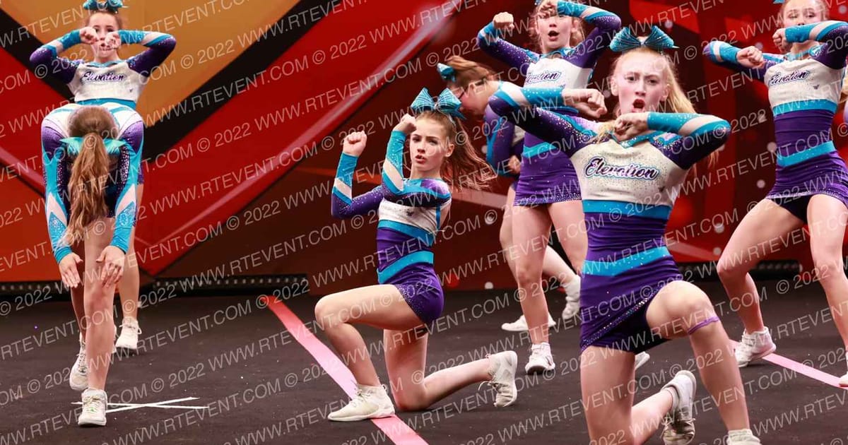Elevation Cheer Company Indigo Crew · Spirit Sports Myrtle Beach Nationals