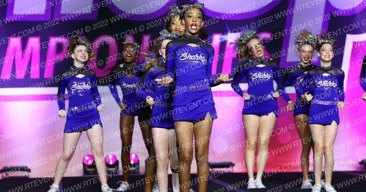 Biron Elite Cheer Diamond Sharks · One Up Houston Nationals