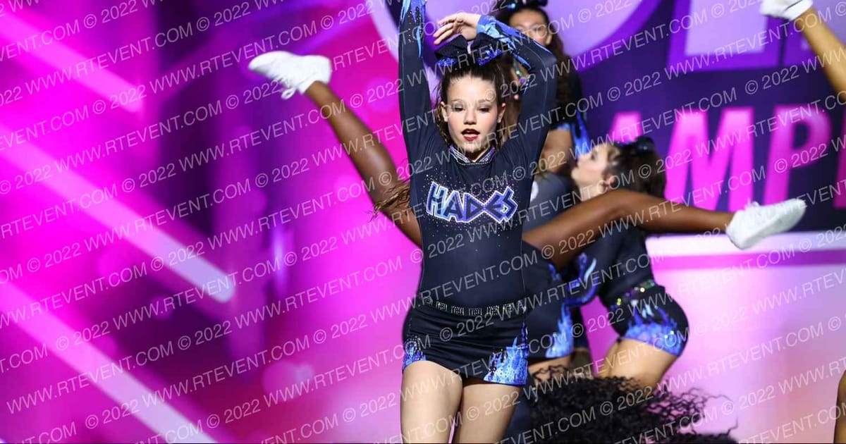 Odyssey Cheer Company Hades · One Up Houston Nationals