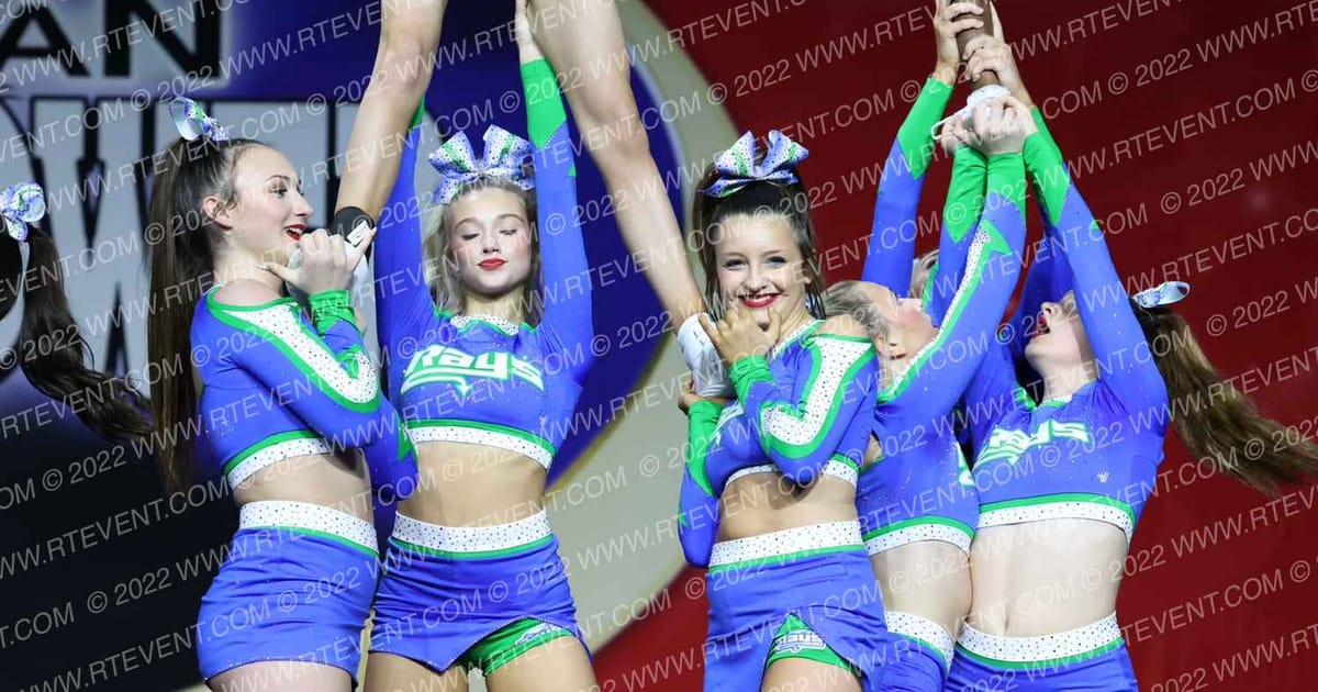 The Stingray Allstars Raptors · Cheer Power Grand Nationals Correct