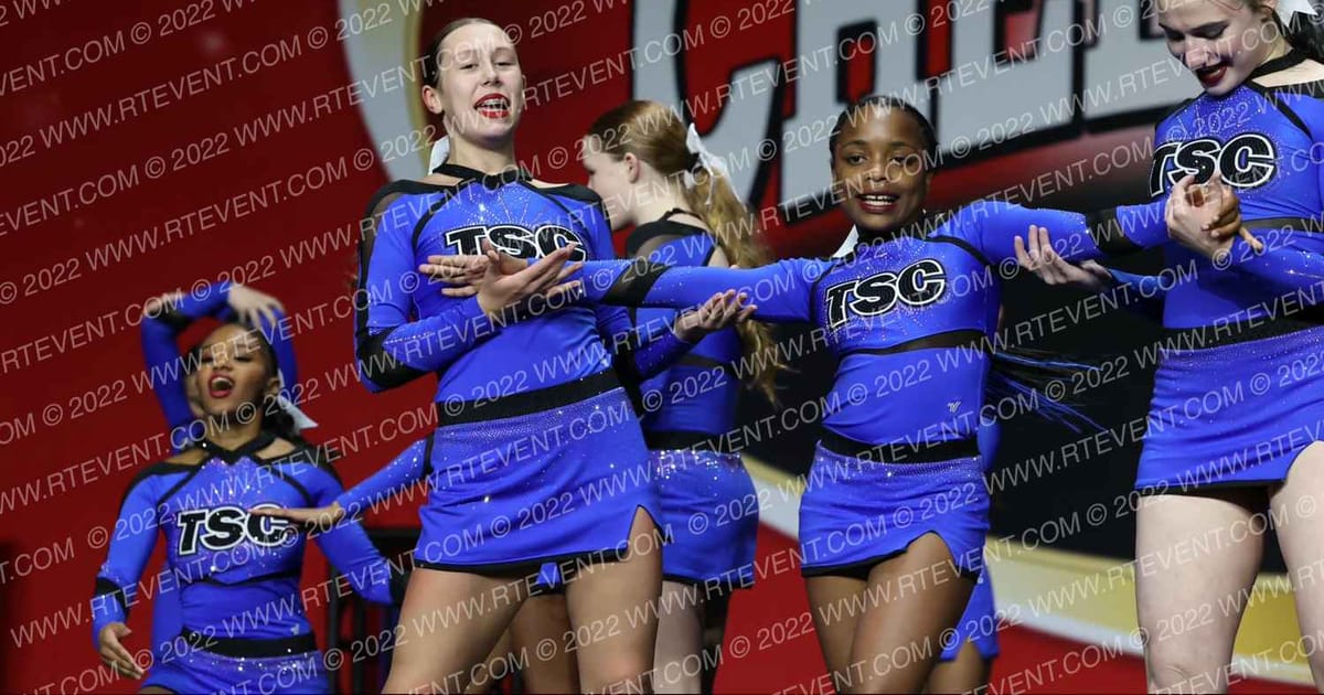 TSC All Stars Black Ice · Cheer Power Grand Nationals Correct