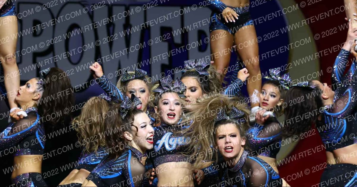 Rain Athletics Aqua · Cheer Power Grand Nationals Correct