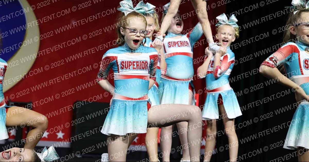Superior Athletics Youth Sizzle · Cheer Power Grand Nationals Correct