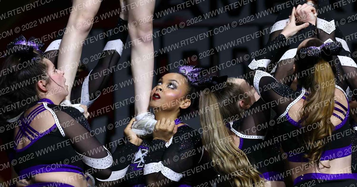 Champion Force Athletics Lavender · Cheer Power Grand Nationals Correct